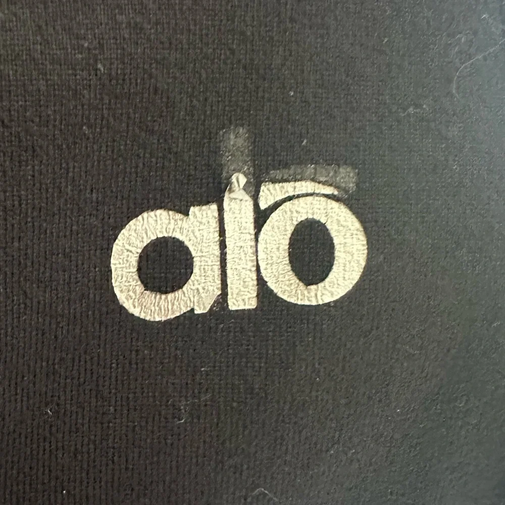 Alo Yoga Pants Leggings Wide Leg Small Black Purple Loose Fit CoolFit